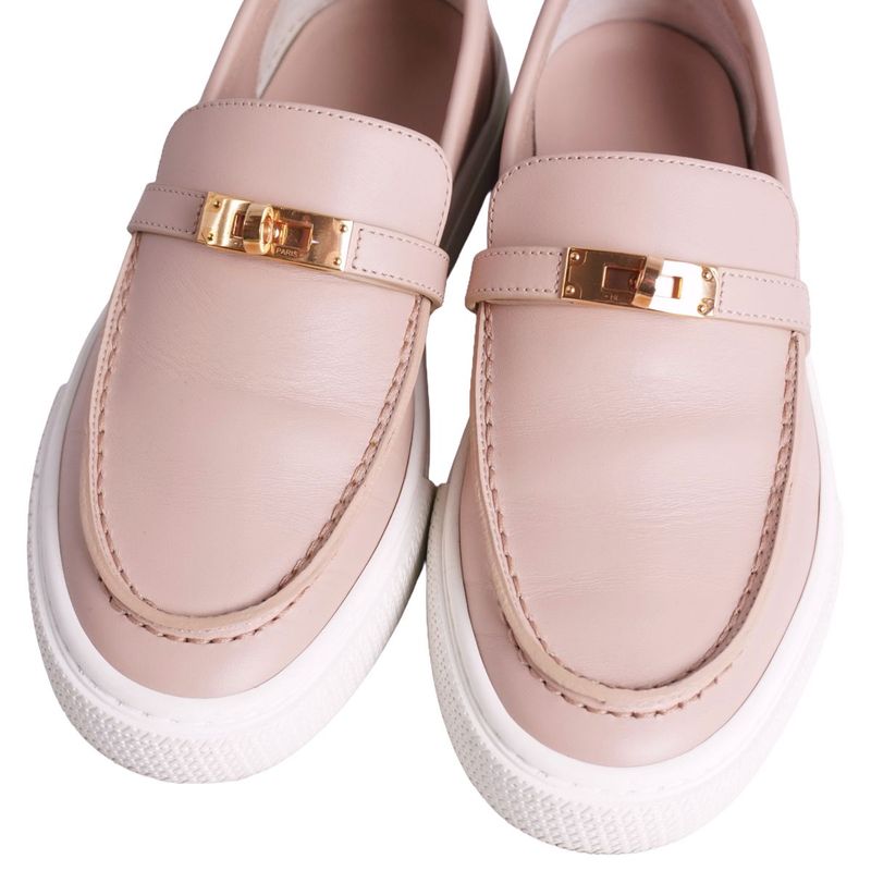 Hermes Sneakers 2023 Slip-on Game Kelly Gold