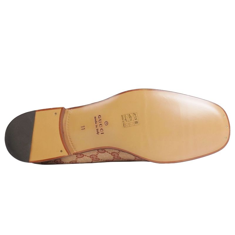 Unused Gucci Loafers Moccasins Horsebit Sherry Line