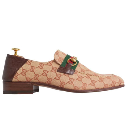 Unused Gucci Loafers Moccasins Horsebit Sherry Line