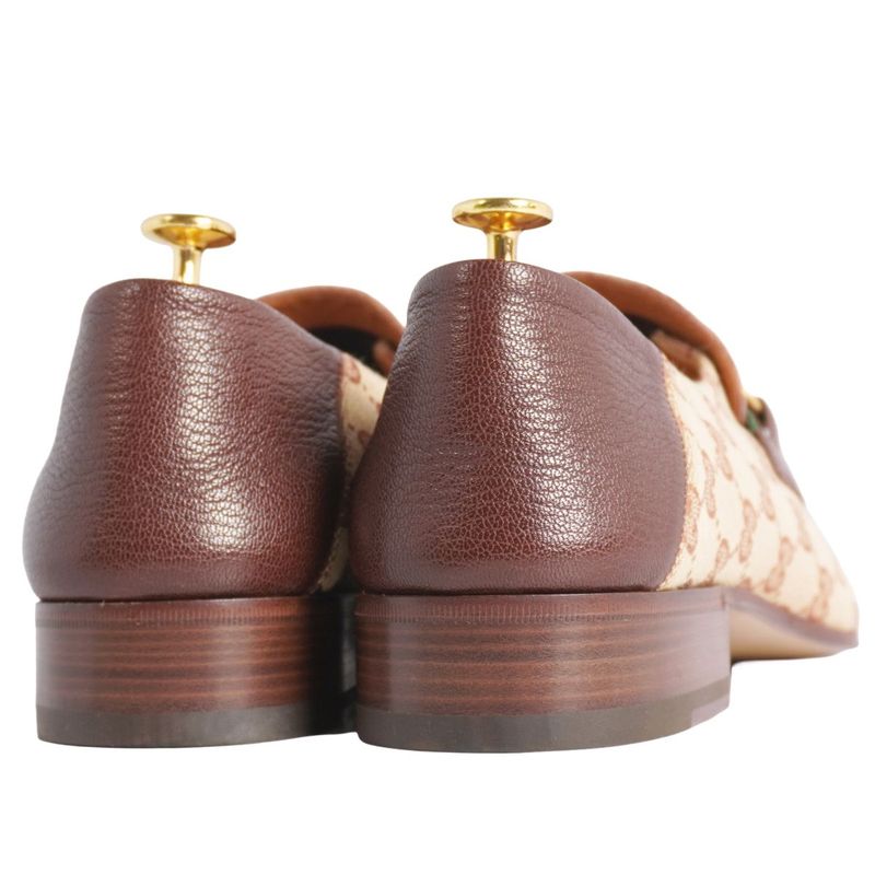 Unused Gucci Loafers Moccasins Horsebit Sherry Line