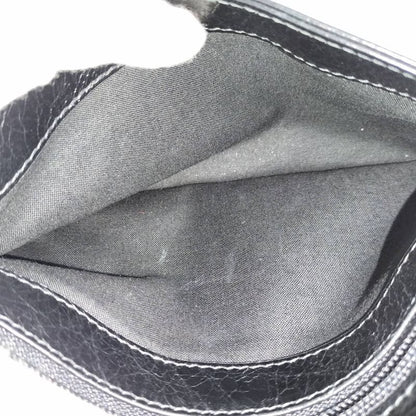 Balenciaga Shoulder Bag Explorer Leather Black 646138
