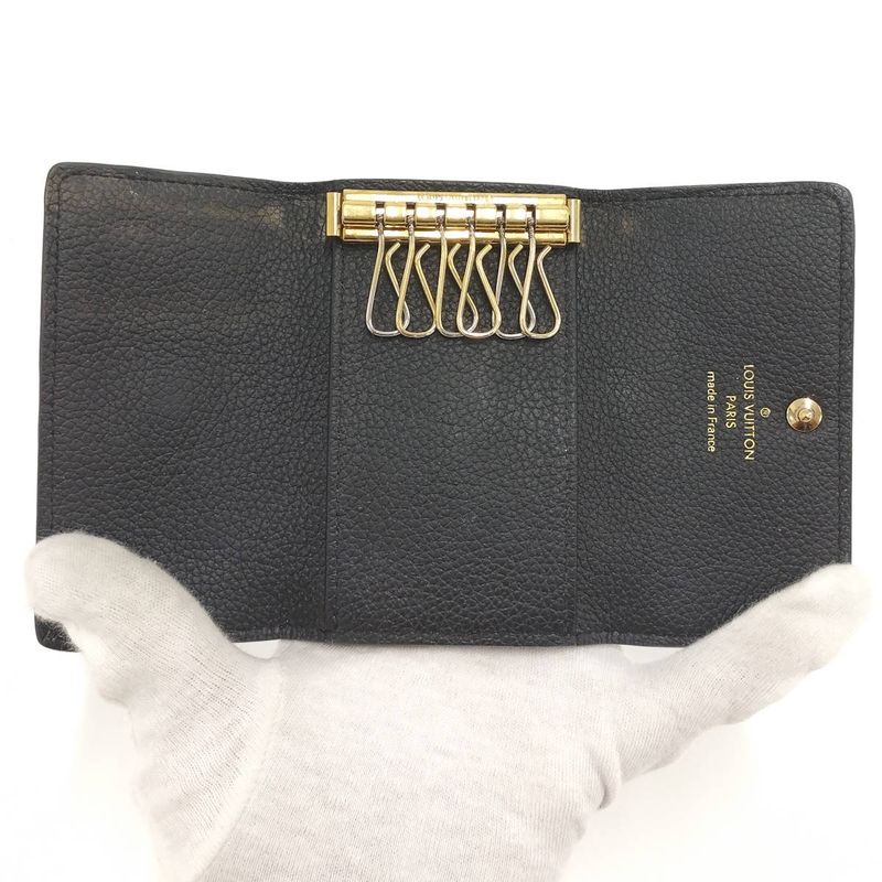 Louis Vuitton Multic 6 Key Case Monogram Empreinte Noir Black M64421