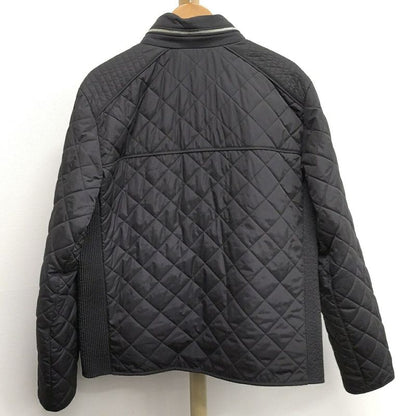Prada Zip-Up Jacket Quilted Polyamide Polyester Black Size 56