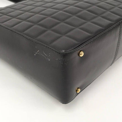 Chanel Tote Bag Chocobar Leather Black A17809