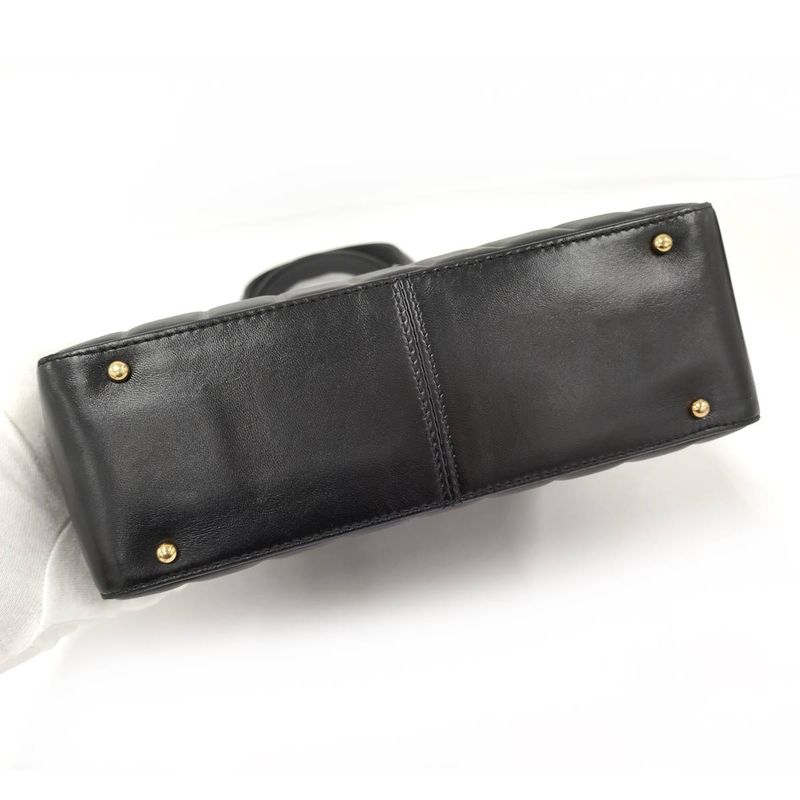 Chanel Tote Bag Chocobar Leather Black A17809