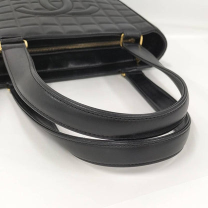Chanel Tote Bag Chocobar Leather Black A17809