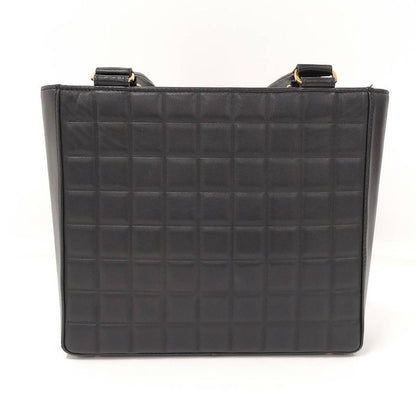 Chanel Tote Bag Chocobar Leather Black A17809