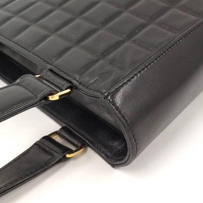 Chanel Tote Bag Chocobar Leather Black A17809