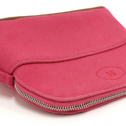 Hermes Bolide Pouch 16 Mini Canvas Pink