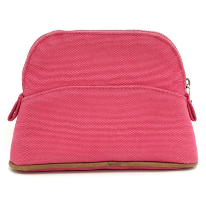 Hermes Bolide Pouch 16 Mini Canvas Pink