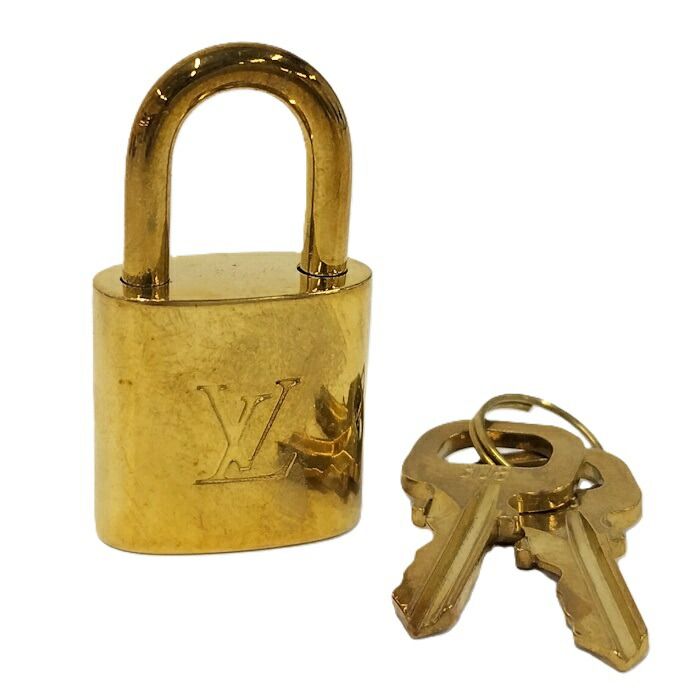 Louis Vuitton Padlock Key Plated Gold