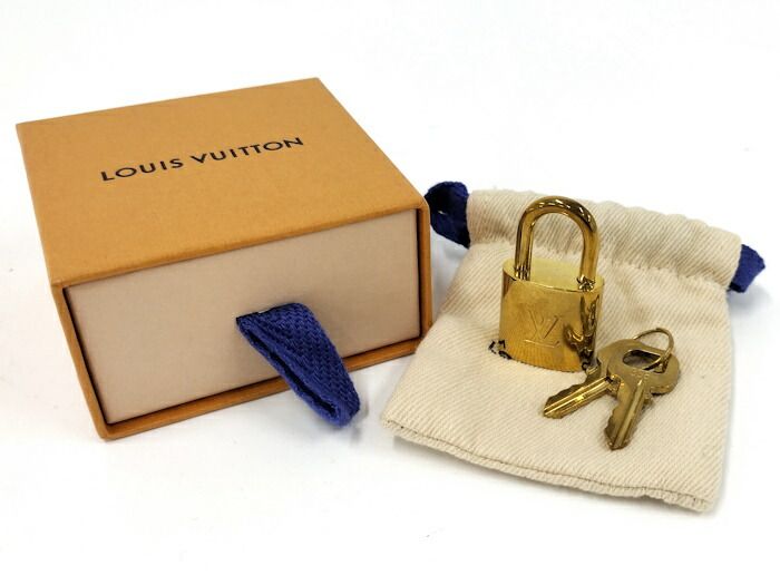 Louis Vuitton Padlock Key Plated Gold