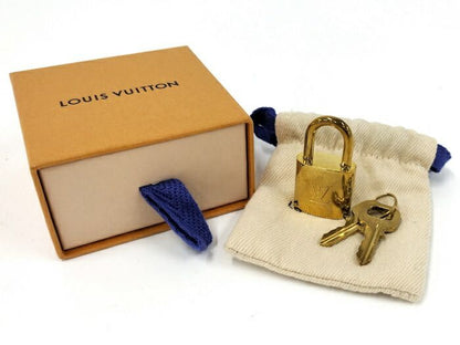 Louis Vuitton Padlock Key Plated Gold