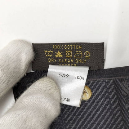 Louis Vuitton Tulley Scarf Bandeau New Denim Monogram 100% Silk M72338