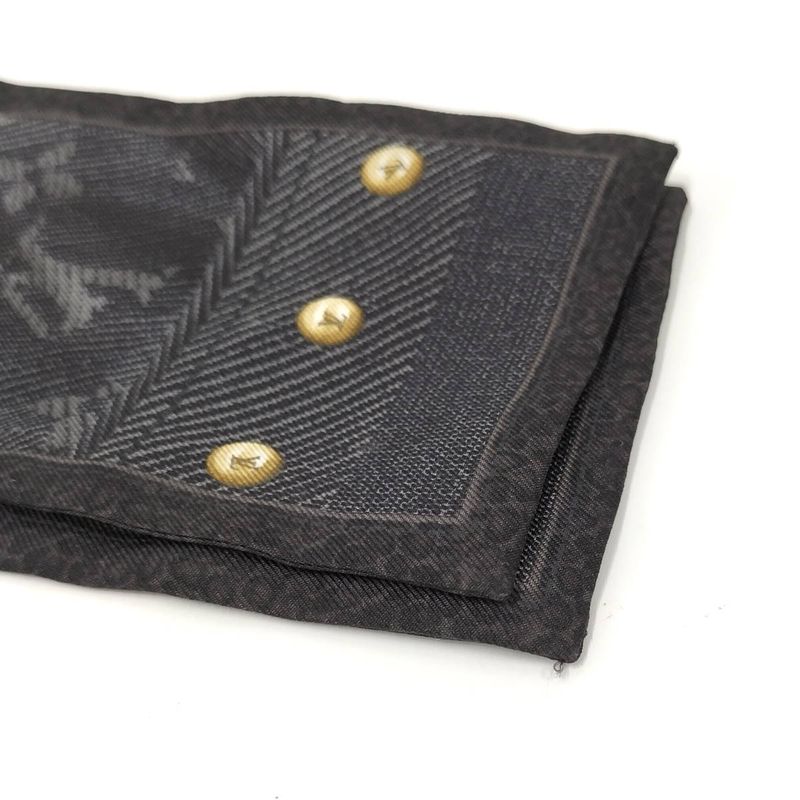 Louis Vuitton Tulley Scarf Bandeau New Denim Monogram 100% Silk M72338