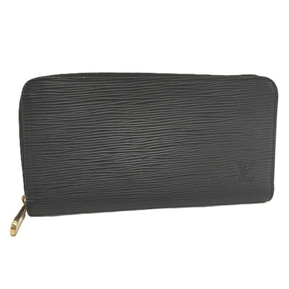 Louis Vuitton Zippy Wallet Round Zipper Long Wallet Epi Noir Black M61857