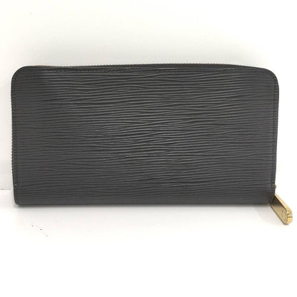 Louis Vuitton Zippy Wallet Round Zipper Long Wallet Epi Noir Black M61857