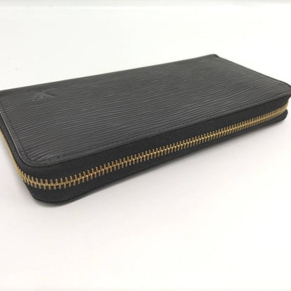Louis Vuitton Zippy Wallet Round Zipper Long Wallet Epi Noir Black M61857