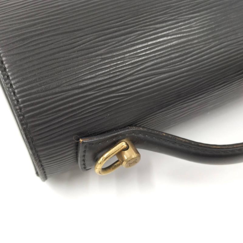 Louis Vuitton Monceau 28 Shoulder Bag Epi Noir Black M52122