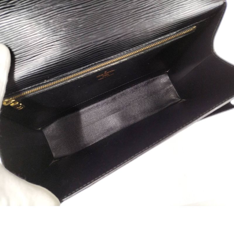 Louis Vuitton Monceau 28 Shoulder Bag Epi Noir Black M52122