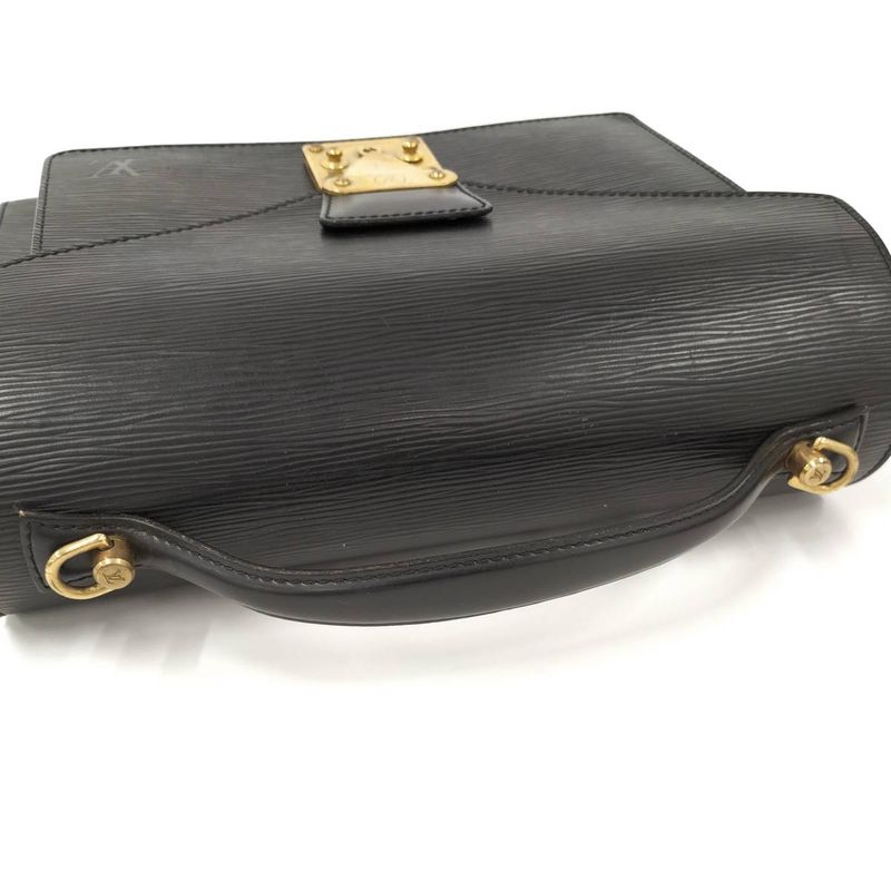Louis Vuitton Monceau 28 Shoulder Bag Epi Noir Black M52122