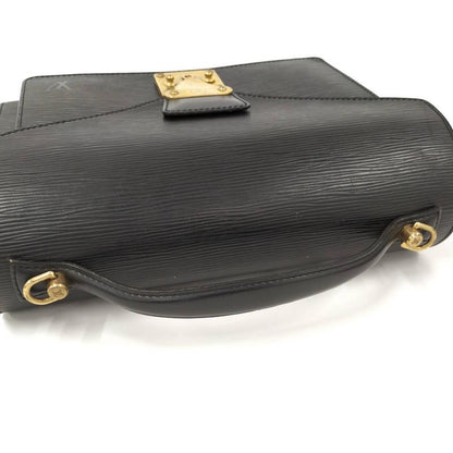 Louis Vuitton Monceau 28 Shoulder Bag Epi Noir Black M52122