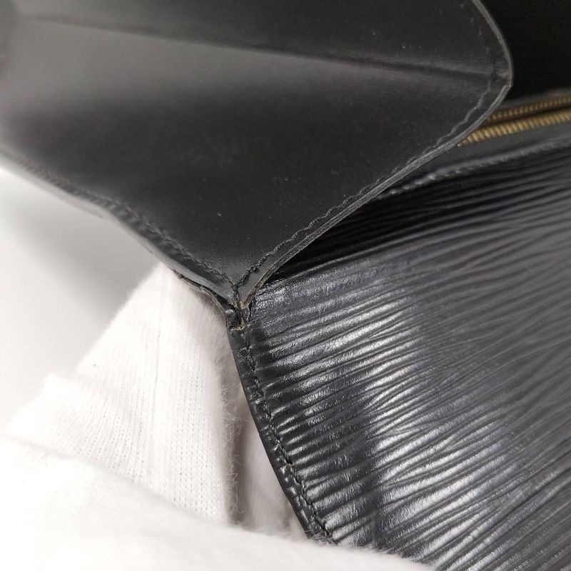 Louis Vuitton Monceau 28 Shoulder Bag Epi Noir Black M52122