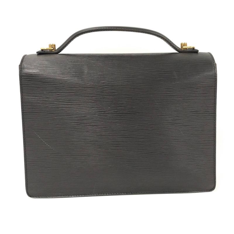 Louis Vuitton Monceau 28 Shoulder Bag Epi Noir Black M52122