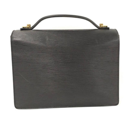 Louis Vuitton Monceau 28 Shoulder Bag Epi Noir Black M52122