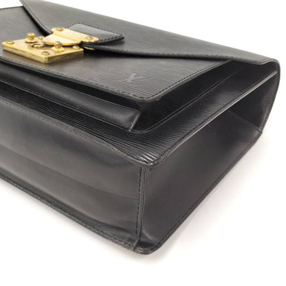 Louis Vuitton Monceau 28 Shoulder Bag Epi Noir Black M52122