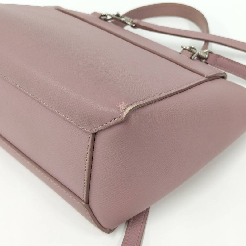 Celine Belt Bag Nano 2way Shoulder Leather Salmon Pink