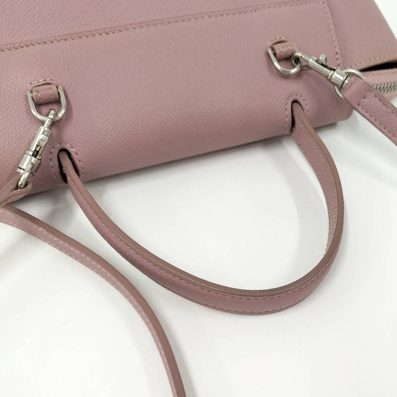 Celine Belt Bag Nano 2way Shoulder Leather Salmon Pink