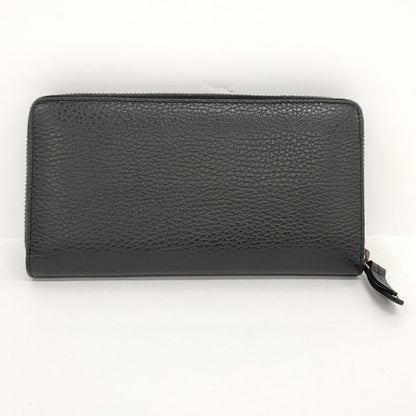 Gucci Round Zipper Long Wallet GG Marmont Ufo Leather Black 474584
