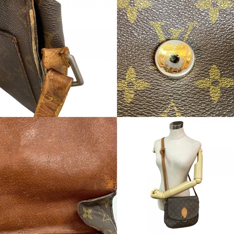 Louis Vuitton M51242 Shoulder Bag Brown Ladies