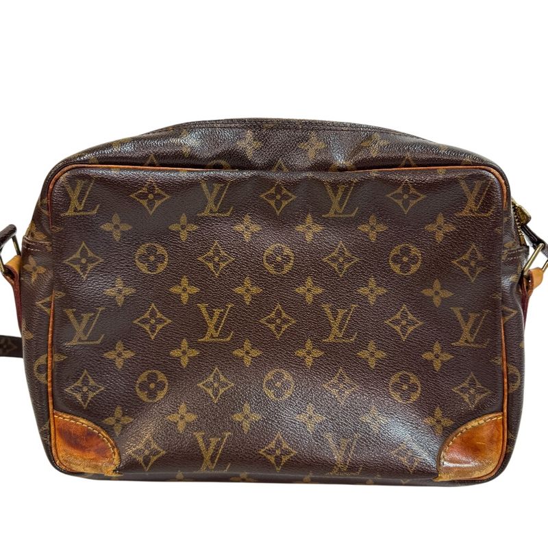Louis Vuitton M45244 Nile Shoulder Bag Brown Unisex