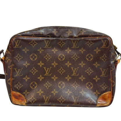 Louis Vuitton M45244 Nile Shoulder Bag Brown Unisex