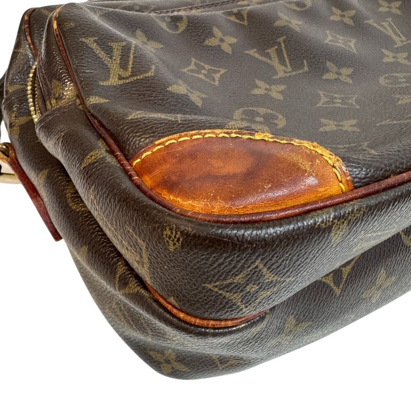 Louis Vuitton M45244 Nile Shoulder Bag Brown Unisex