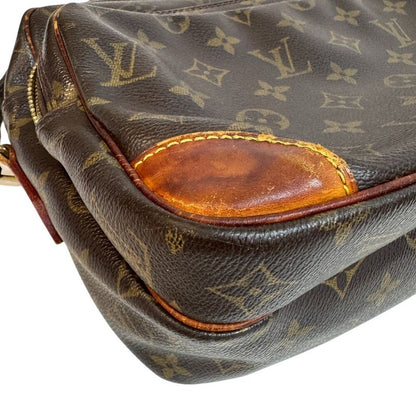 Louis Vuitton M45244 Nile Shoulder Bag Brown Unisex