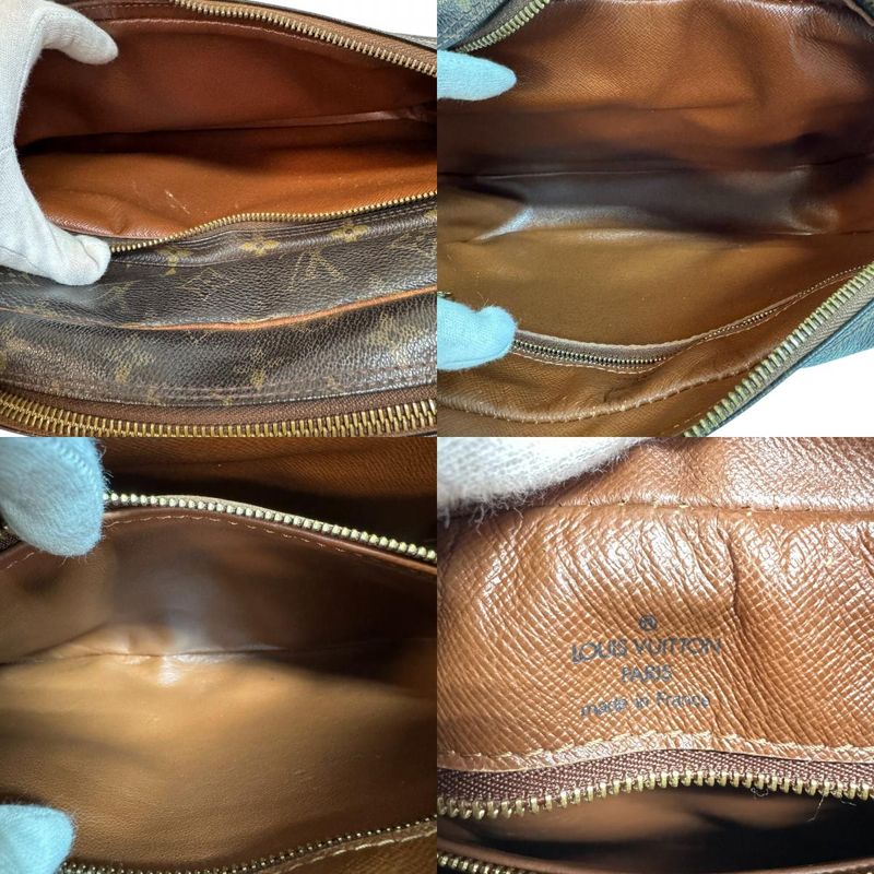 Louis Vuitton M45244 Nile Shoulder Bag Brown Unisex