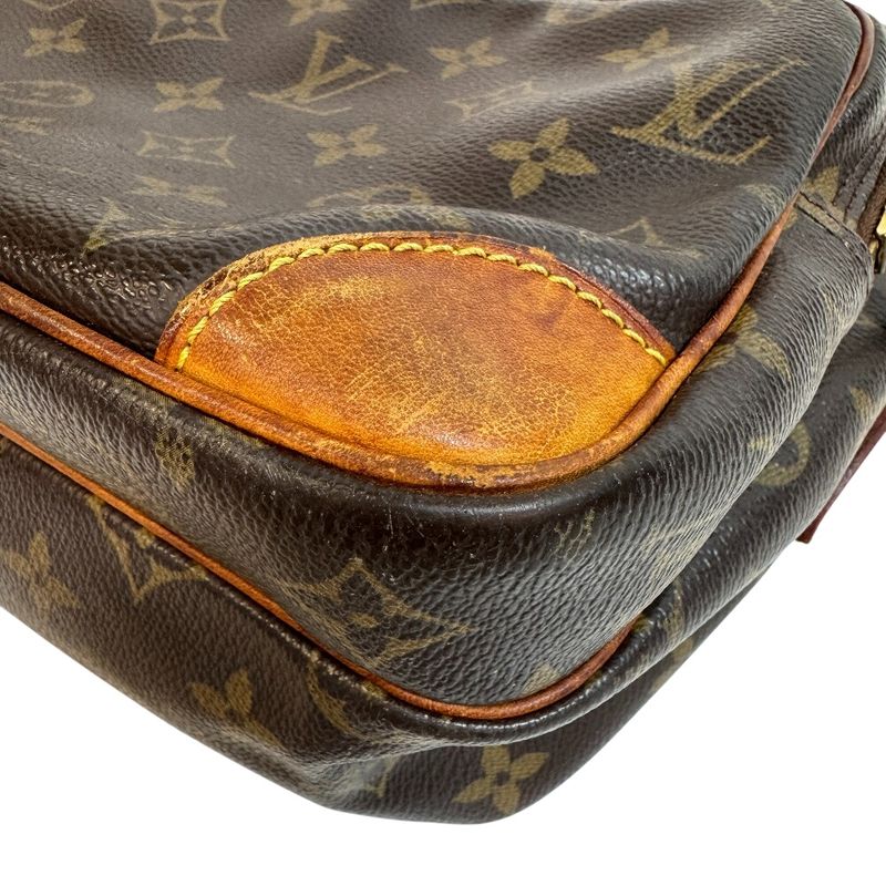 Louis Vuitton M45244 Nile Shoulder Bag Brown Unisex