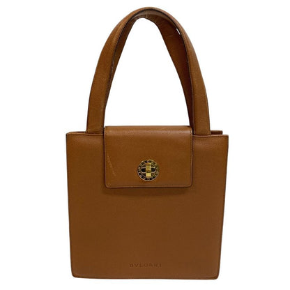 Bvlgari 2way Turnlock Bvlgari Handbag Brown Women