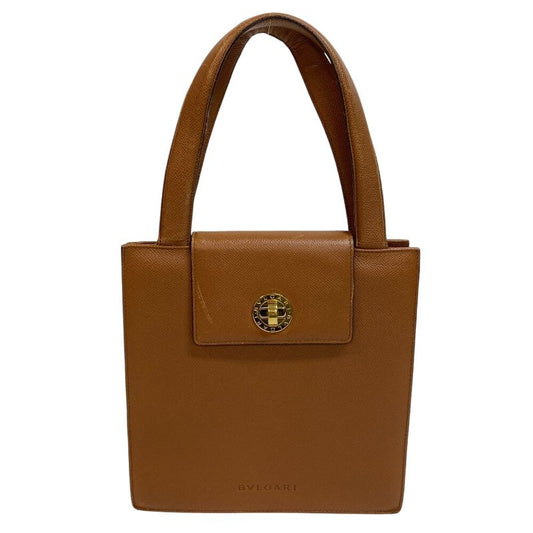 Bvlgari 2way Turnlock Bvlgari Handbag Brown Women