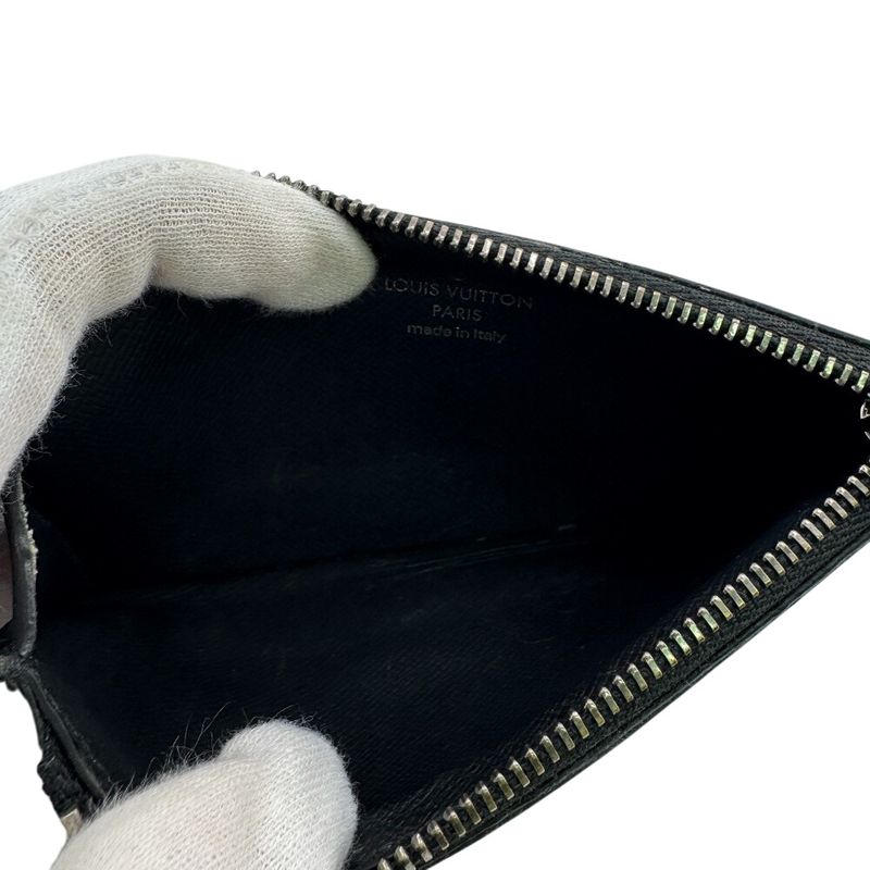 Louis Vuitton M69533 Card Case Coin Card Holder Coin Case Black Men's