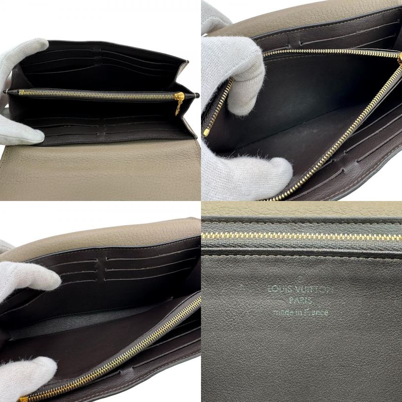 Louis Vuitton M61249 Portefeuille Capucines Long Wallet Gray Ladies
