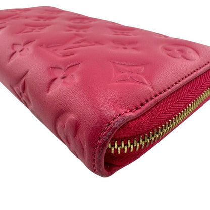 Louis Vuitton M82737 Round Zipper Zippy Wallet Long Wallet Pink Ladies