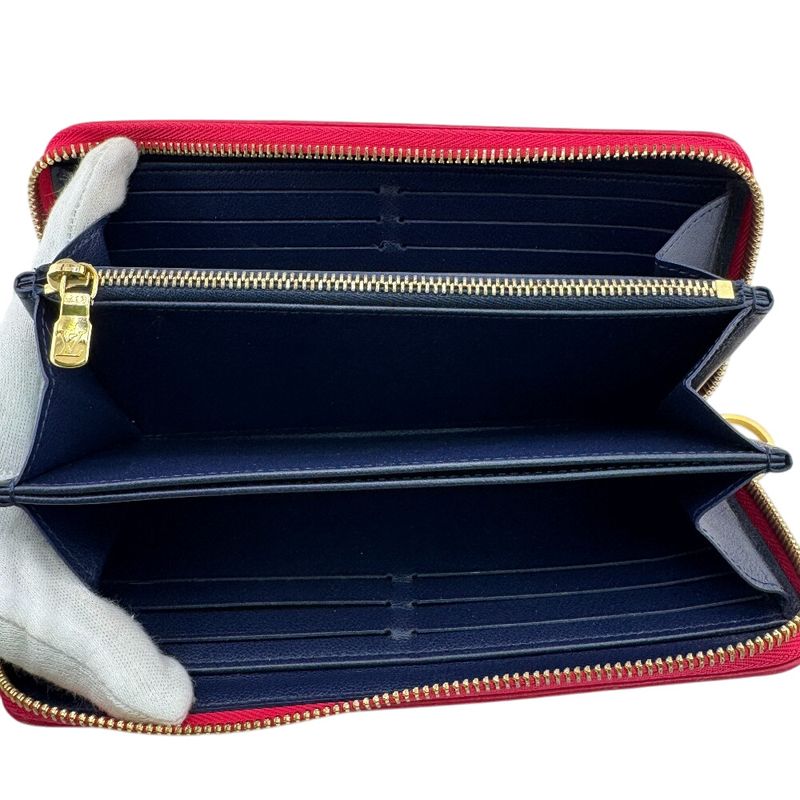 Louis Vuitton M82737 Round Zipper Zippy Wallet Long Wallet Pink Ladies