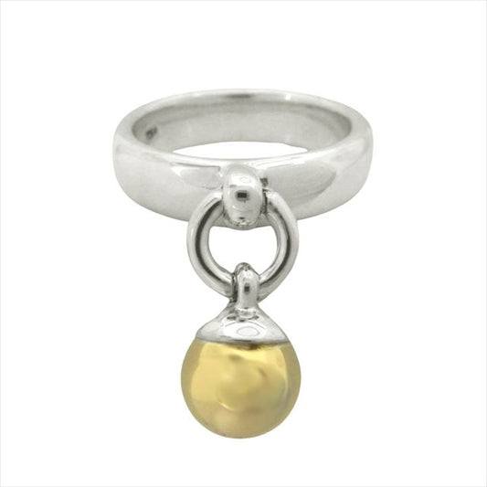 Polished Set Tiffany & Co Tiffany & Co 1995 18k Sv925 Combination Ball Dangle