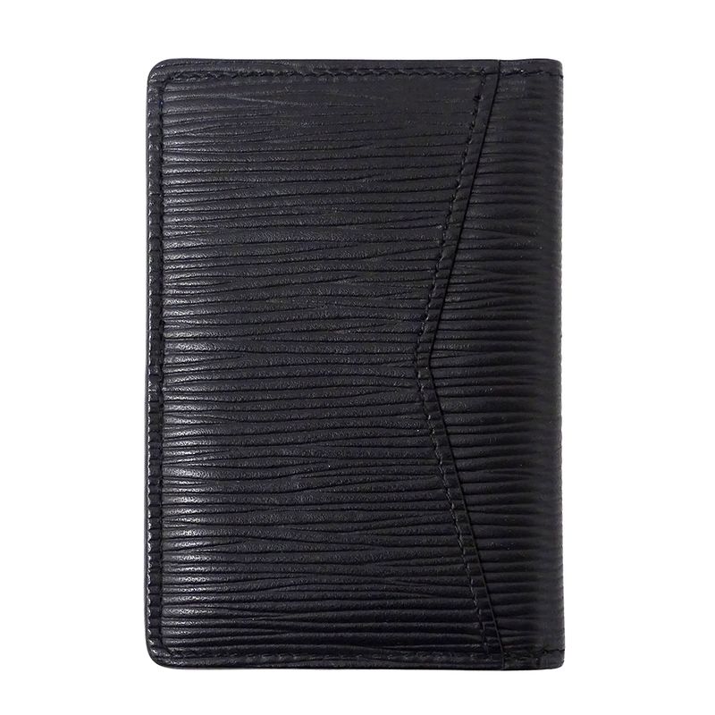 Louis Vuitton Card Case Epi Monogram Eclipse Men's Brand Business Card Holder