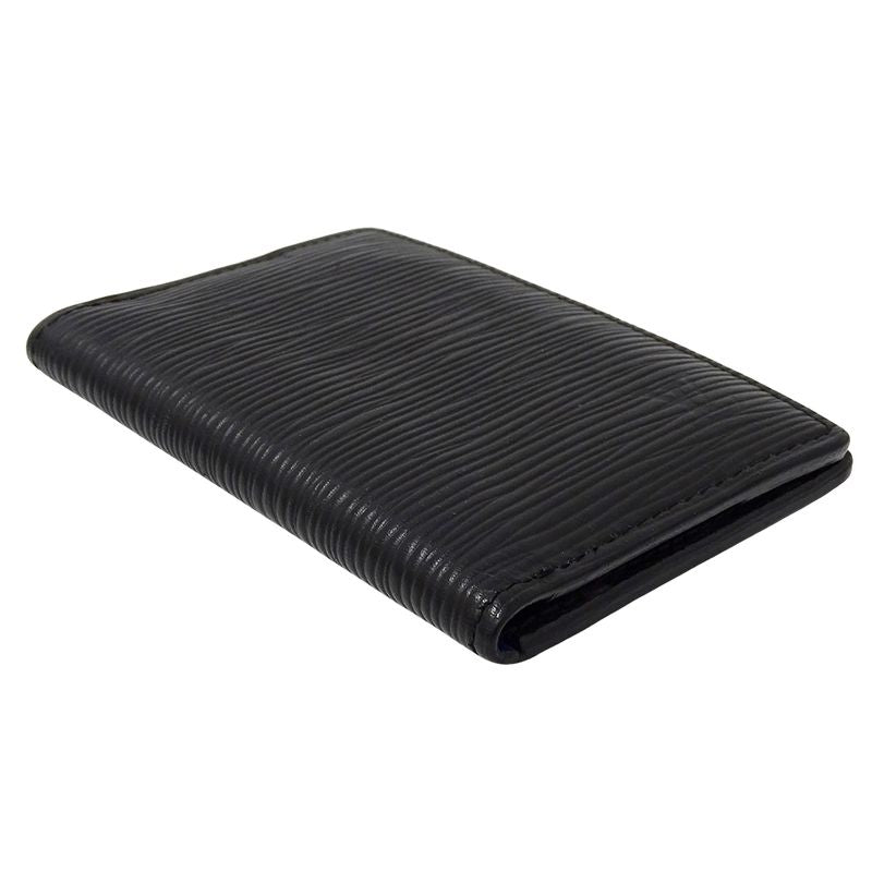 Louis Vuitton Card Case Epi Monogram Eclipse Men's Brand Business Card Holder
