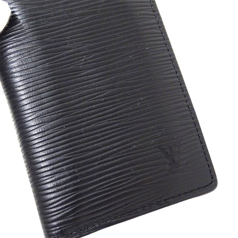Louis Vuitton Card Case Epi Monogram Eclipse Men's Brand Business Card Holder